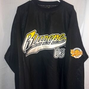 RARE HTF VINTAGE BLUPEPE PVC STREETWEAR HIPHOP Y2K PULLOVER SIZE 3XL